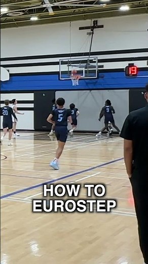 How To Eurostep In Basketball Perfectly #basketballmoves #basketballmove #basketball #fyp