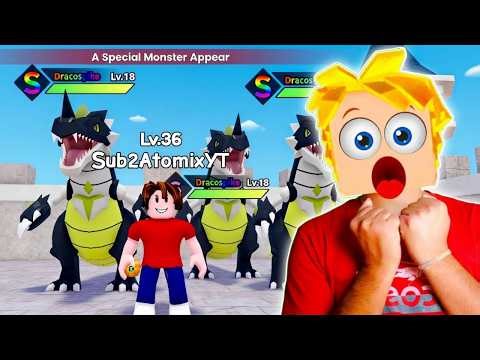 This SPECIAL Pokemon Spawn In My Server In Roblox Catch A Monster