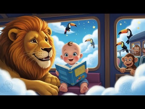 Learn with Flying Train 🚂✨ | Numbers & Letters for Kids | Fun Preschool Learning Video