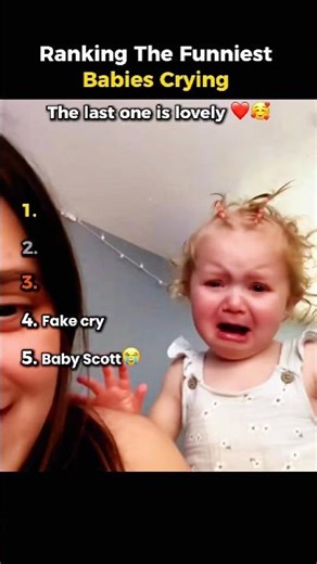 The Most HILARIOUS REASON To Cry! 😭 Baby Meltdown Ranking