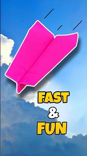 How to Make a Paper Airplane Easy | Super Fast & Fun 🤩 #shorts