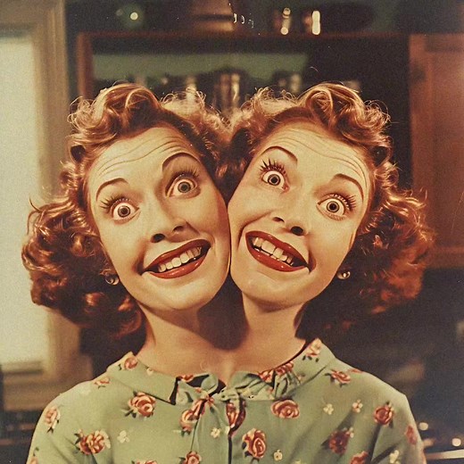 Exploring AI-Generated Nostalgia: A Creepy Retro Double Vision