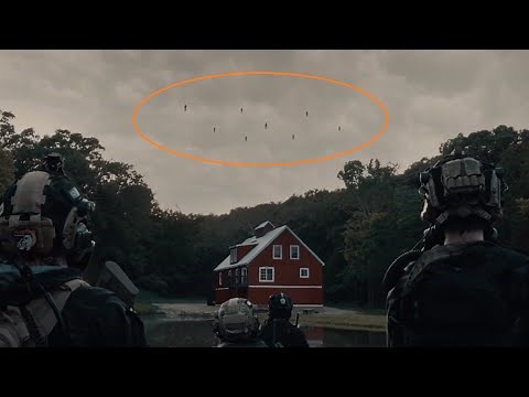 最新SCP真人电影，天空突现8具悬浮尸体，士兵看清下方脸色大变