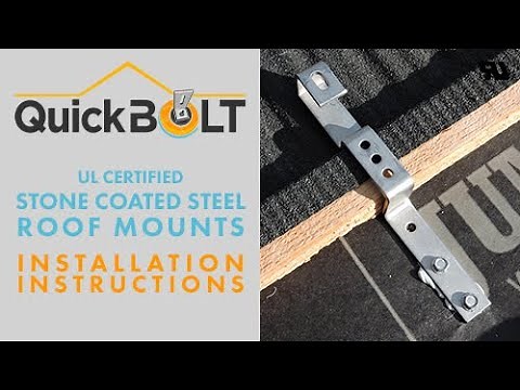 Stone Coated Steel Roof Mounts | INSTALL VIDEO