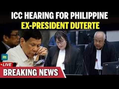 Duterte Case LIVE: ICC Opens Charges Confirmation Hearing | Ex-Philippine President Rodrigo Duterte
