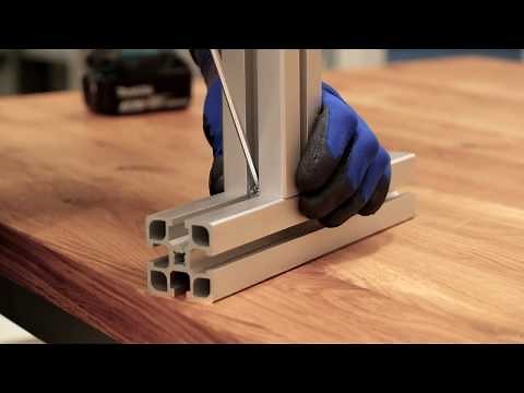 Profilverbinder 45 SF mit Aluminiumprofil