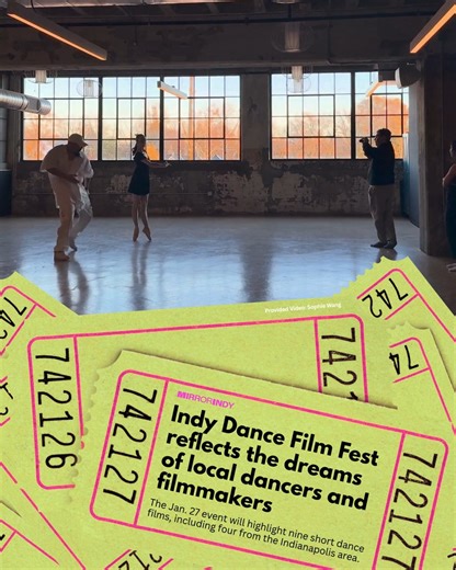 The Indy Dance Film Festival is coming to Kan-Kan Cinema on Tuesday, Jan. 27. Nine short films about dance will be shown, including four local ones. One of the short films, “Am I Still Dreaming” directed by Jonathan Bryan, follows a dancer played by Hanna Manka, who grew up in Indy and was a professional dancer for years. Her character contends with reams of paper her supervisor dumps on her desk. Does she escape the drudgery into a daydream reverie of pirouettes or into a professional ballet ca