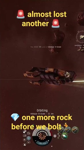 Risking it ALL for the Ore! 😱🚀 #eveonline #scifi #gaming