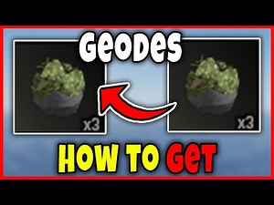 How to GET GEODES & CRACK IT in ABYSS - MOSSY, CACTUS, ROOTED GEODE GUIDE Roblox