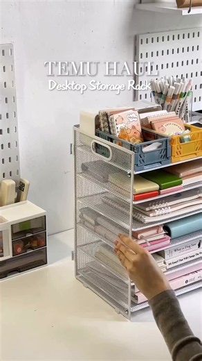 Keep papers, folders, and everyday desk essentials neatly sorted and easy to reach. 🔍 Find it at https://temu.to/m/gx289ksxmf1 or with this code fal3955. #temu #deskorganizer