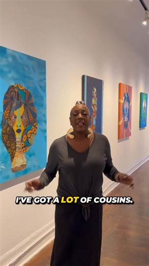 Joyce Gordon Foundation of the Arts | Tomorrow at 2pm - catch Carla, her cousins, and her beautiful works at Joyce Gordon Gallery for the Destined for Greatness Exhibit Opening.... | Instagram