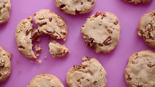 In a new episode of "Everyday Food," Sarah Carey shows you how to make the best pecan sandies. Her melt-in-your mouth cookies are way better than their store-bought counterparts: http://martha.ms/61848YvOA | Martha Stewart
