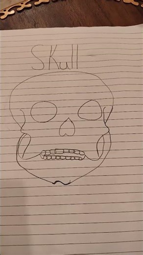 scary skull drawing #art #horror #drawing #creepy #artist