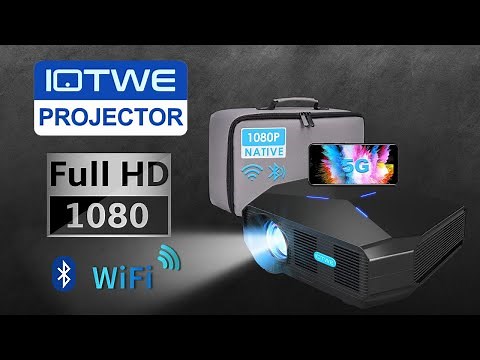 IOTWE A4300 Native 1080p Bluetooth Wi Fi Projector Review