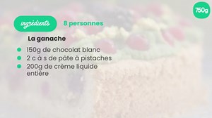 Tarte aux fruits rouges et à la pistache