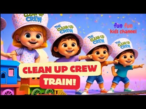 FUN FUN Kids Channel | The Clean Up Crew | Cleaning is Fun | Teamwork