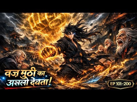 उसने एक मुक्के से आसमान हिला दिया!⚡ | EP 101-200 | Return Of Devourer King | #hindiaudiobook