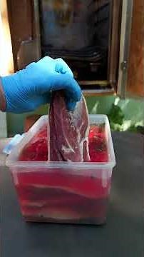 Hot-smoked duck breast from the Borniak smoker #recipe #food