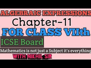 Introduction to Algebraic expressions for class 7th