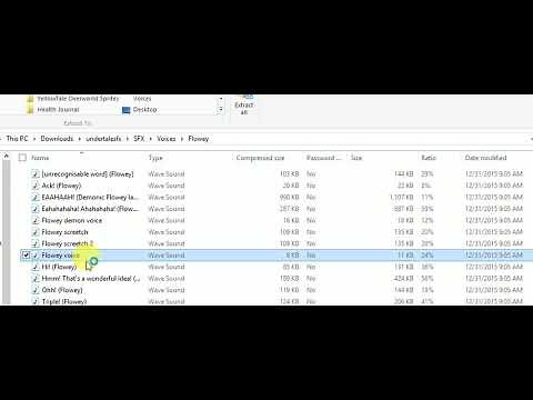 Reference for Flowey's Voice. Undertale: Flowey Sound Files