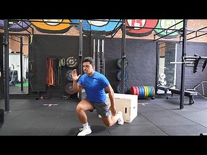 Drop Jump Into Split Landing | Plyometric | Strength and Conditioning Exercises