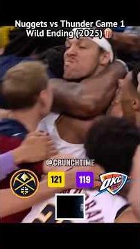 Aaron Gordon's EPIC GAME WINNER against Thunder🥶 #nba #nuggets #aarongordon