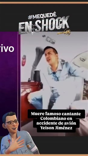 #Mequedeenshock De acuerdo con medios como El Tiempo, la aeronave modelo Piper Navajo PA-31 con matrícula N325FA, despegó del aeropuerto de Paipa con destino a Medellín, donde el artista tenía programada una presentación por la noche. Minutos después del despegue, el avión perdió altura y se precipitó en un potrero cercano a la pista, en la vereda Romita, sector Marengo. Tras el impacto, la avioneta se incendió dejando seis víctimas mortales: el piloto, el copiloto y cuatro pasajeros, entre ello