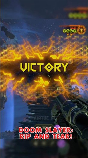 Rip and Tear Victory! (DOOM: Eternal) #gaming #shorts