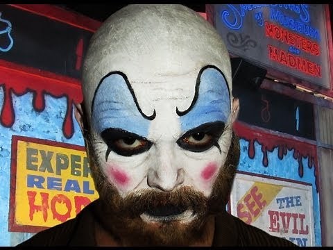 Captain Spaulding - Devils Rejects - Makeup Tutorial!