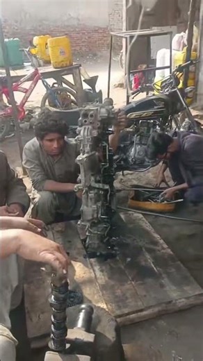 Master Mechanic: Heavy Truck Camshaft Checking 🛠️🚛 | Harun's Mechanical Lab #shorts #mechanic