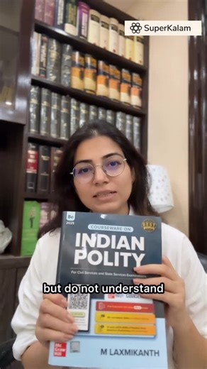 SuperKalam on Instagram: "Are You Studying M Laxmikanth from page 1? M Laxmikanth is considered as the Bible of Indian Polity but very few students know how to strategically cover this 90+ chapter based book. 1️⃣ Always start from high weightage chapters. 2️⃣ Use PYQs to understand which chapter is important and which chapter requires your focus. 👉🏻 PYQs also tell you how UPSC expects you to understand a topic. Remember, polity must be revised 4-5 times before your actual prelims paper. #upsc 