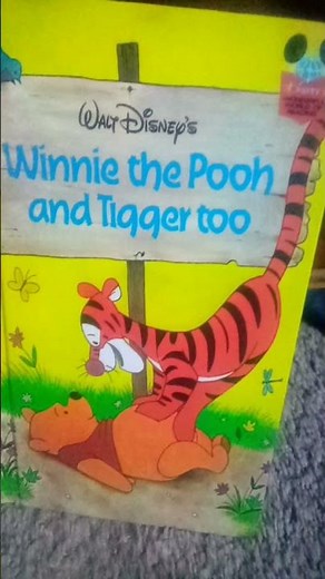 Winnie the Pooh and the Tigger too storybook 🧡💛❤️💜