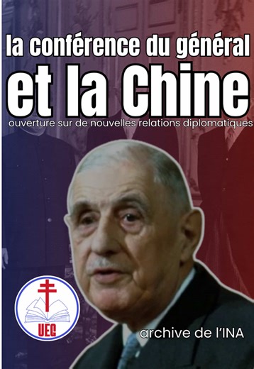 31 janvier 1964 Conférence de presse du général de Gaulle 🎙️🇫🇷 📰 Alors que l’année 1963 s’est achevée sur des avancées considérables pour la diplomatie française avec la réconciliation franco-allemande et le renforcement de la Communauté économique européenne (C.E.E.) l’année 1964 s’annonce porteuse de nouveaux projets majeurs. 🎙️ Lors de cette conférence de presse, le général de Gaulle axe ses réponses sur la politique étrangère de la France dans le monde. Une question retient particulière