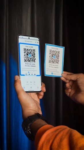Vinayak Shetty on Instagram: "Door Bell❌ QR Code✅ See and speak with your visitors from anywhere in theWorld on your smartphone DoorVi provides effective whole-home security that work:together to give you peace of mind. Upgrade your home,office, shops, warehouse, hotel and vehicle security withDoorVi QR Code-based Video Calling. Simply download the app, login with your mobile number,Add your Home/ Flat or Office Address. Get the soft copy of the OR Code from the app, Downloaand Print the QR Code