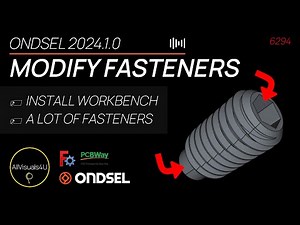 🔩 How To Model A Collet Alignment Screw - Ondsel Fasteners Workbench - FreeCAD Addons