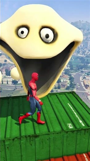 GTA 5 Epic Water Ragdolls Spiderman Jump/Fails Ep 1623 #shorts