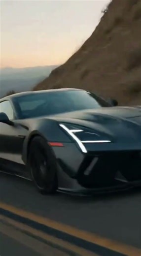 Drifting a Corvette C8 — RAW Golden Hour Footage