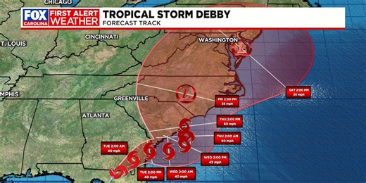 NC governor declares state of emergency from storm Debby