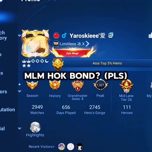 Finding Players in Honor of Kings for MLM Matches