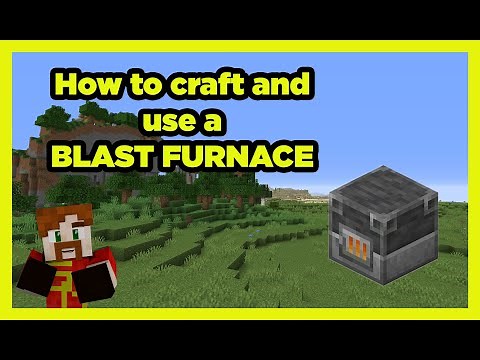 How to craft and use a BLAST FURNACE - Minecraft Tutorial