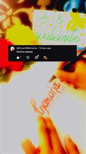 |#shorts#art#calligraphy#creativeart#lettering#nameart