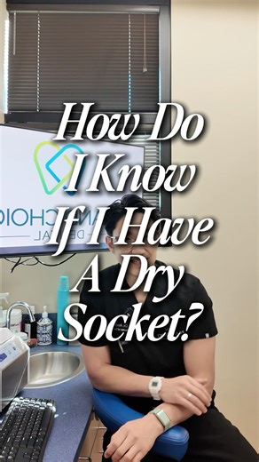 Dry socket or just normal healing? Watch to find out! #dentist #extraction #wisdomteeth #drysocket