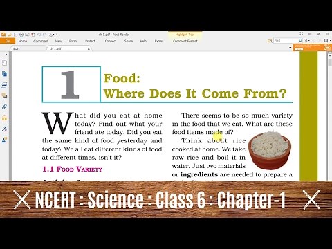 CLASS 6 SCIENCE CHAPTER 1 [NCERT] (Explained in hindi) CBSE/UPSC | Food : Where Does It Come From