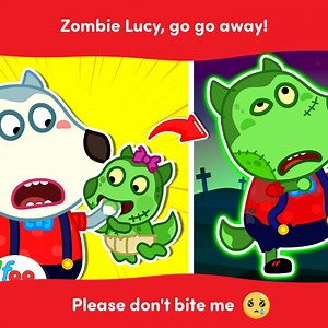 207K views · 1.5K reactions | What if baby Lucy became a Zombie?  #Wolfoo #kids | Wolfoo Kids Cartoon | Facebook