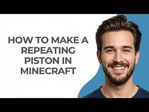How To Make A Repeating Piston In Minecraft - UPDATED!