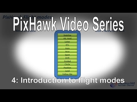 (4/5) PixHawk Video Series – Introduction to flight modes