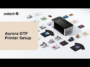 Unboxing the OMTech Aurora DTF Printer! First Look & Setup