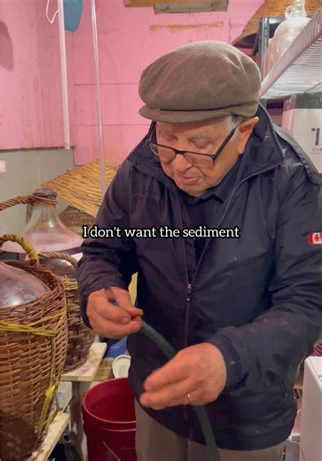 Homemade Wine: Racking a Demijohn with Nonno Pasquale