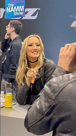Highlight of 2025 NAMM, great moments with The Queen of Shred herself, Nita Strauss!