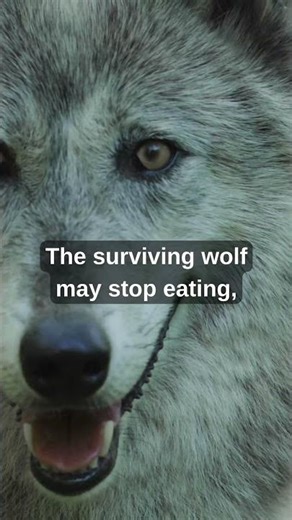 When a Wolf Loses Its Pack… Heartbreak Follows 💔 #shorts